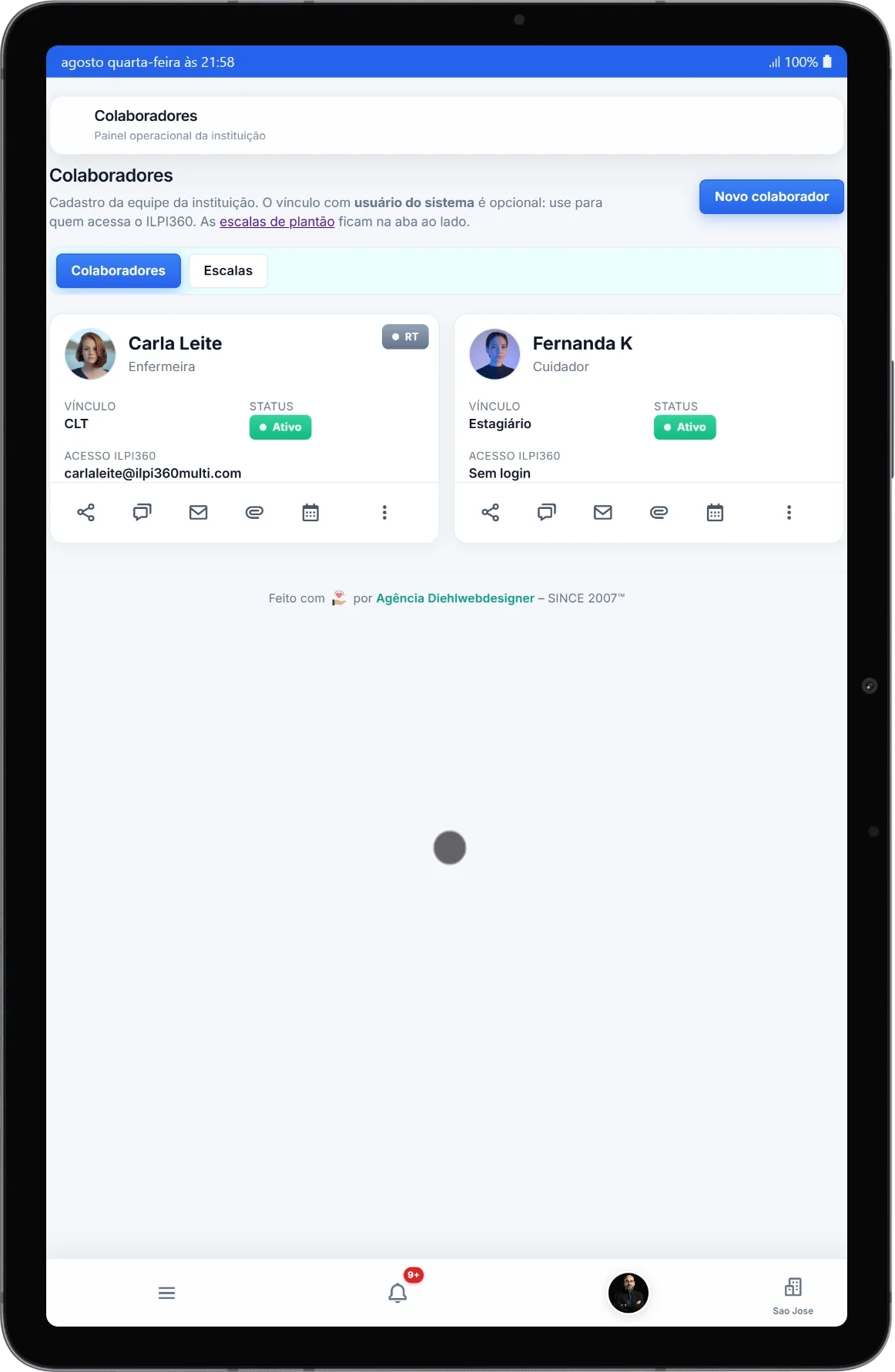 Gestão de colaboradores no ILPI360